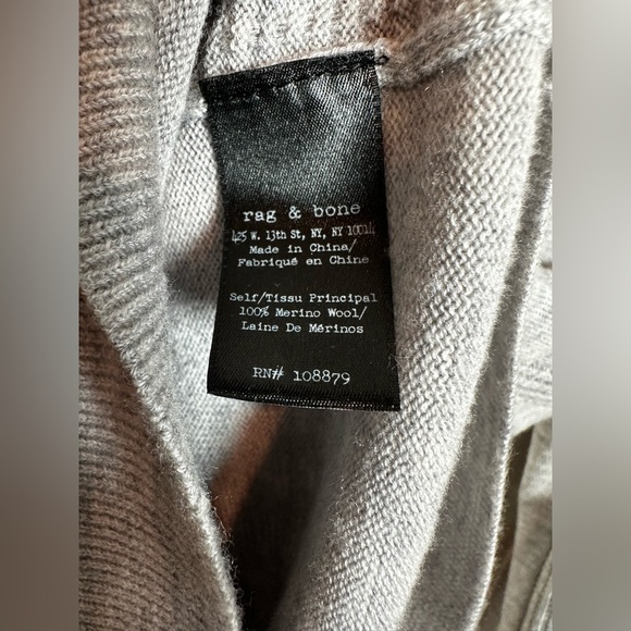 Rag & Bone Heather Gray Knit Top - Picture 6 of 6
